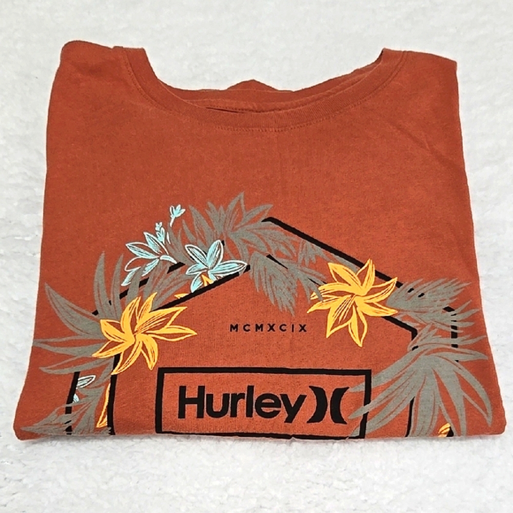 Hurley Men's Brown Graphic T-Shirt